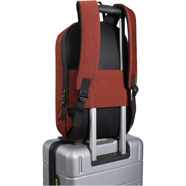 Logotrade promotional giveaway picture of: Luma 15" GRS recycled anti-theft laptop backpack 10L