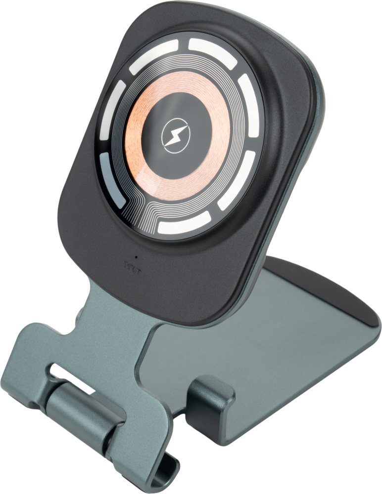 Logotrade promotional merchandise picture of: Phone holder with wireless charger