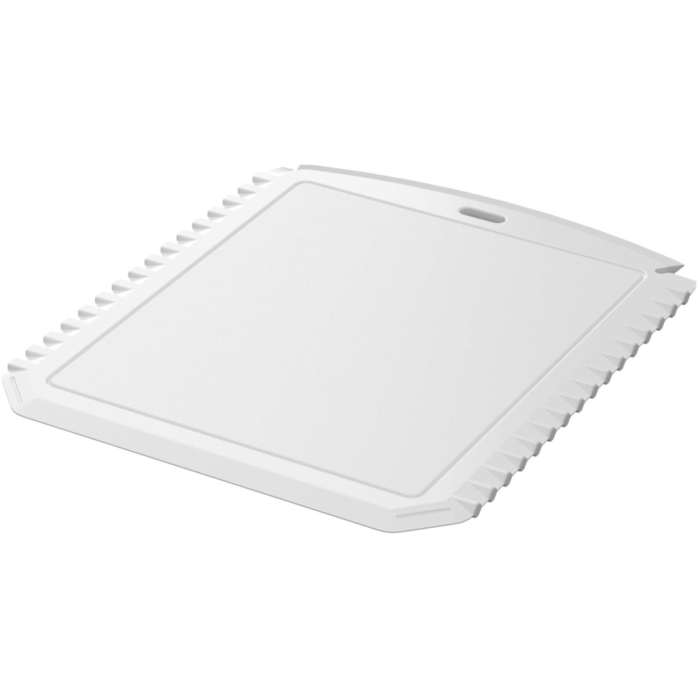 Logo trade promotional giveaways image of: Thrym rectangular recycled plastic ice scraper