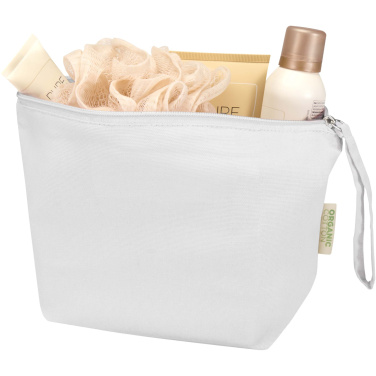 Logotrade promotional products photo of: Odisha 180 g/m² OCS organic large accessory pouch 3L