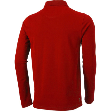 Logo trade promotional merchandise picture of: Oakville long sleeve men's polo