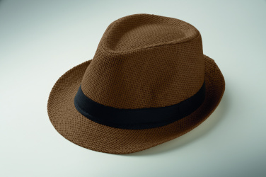 Logo trade promotional merchandise image of: Paper straw hat