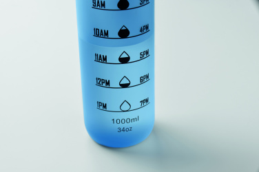 Logo trade promotional merchandise picture of: Sports water bottle RPET 1L