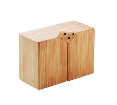 Logotrade advertising product image of: Bamboo salt & pepper set