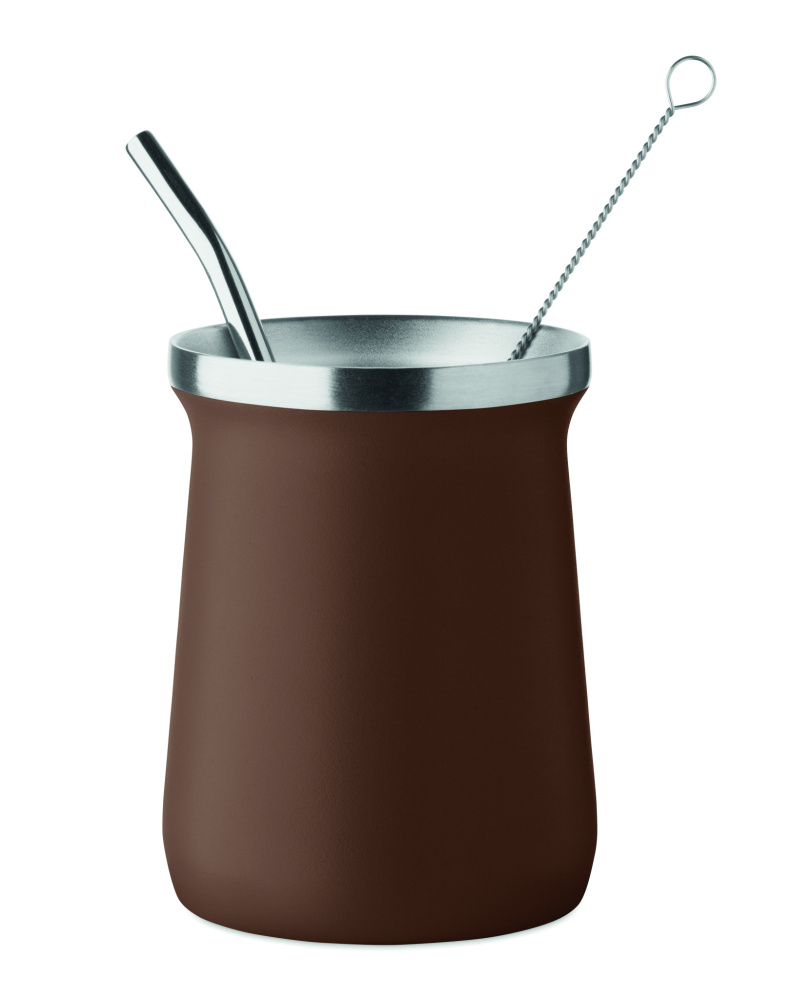 Logo trade business gift photo of: Yerba mate tea cup