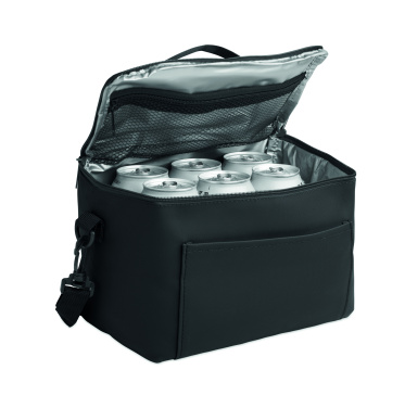 Logo trade promotional gifts image of: PU cooler bag
