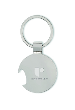 Logo trade advertising products image of: Football keyring with opener