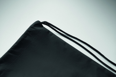 Logo trade business gifts image of: Drawstring bag RPET non-woven