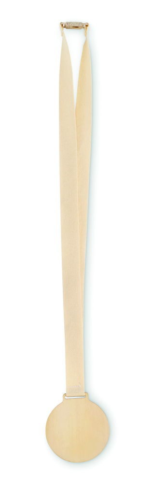 Logo trade promotional gifts image of: Wooden medal