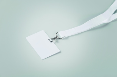 Logo trade promotional item photo of: Lanyard badge 54 x 86mm