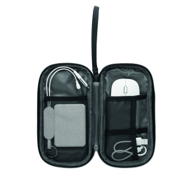 Logo trade promotional giveaway photo of: Tech organiser pouch 600D RPET