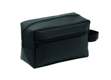 Logo trade promotional products image of: Toiletry bag in 600D RPET