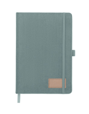 Logo trade promotional merchandise image of: A5 notebook hard RPET cover