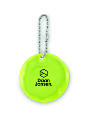 Logo trade promotional gifts picture of: Round reflective keyring