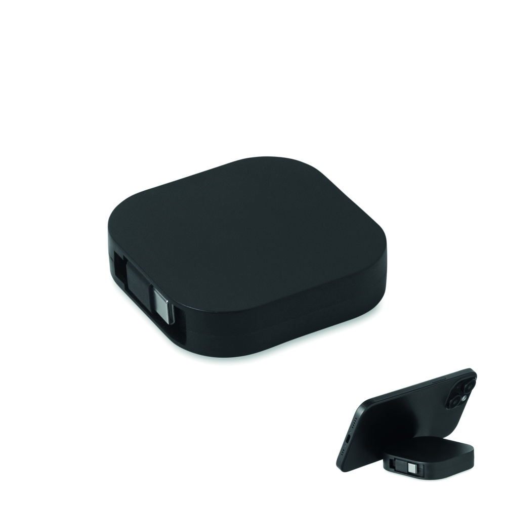 Logo trade advertising products picture of: 100W retractable charging cable