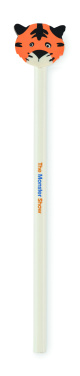 Logo trade promotional products image of: Wooden pencil in animal shape