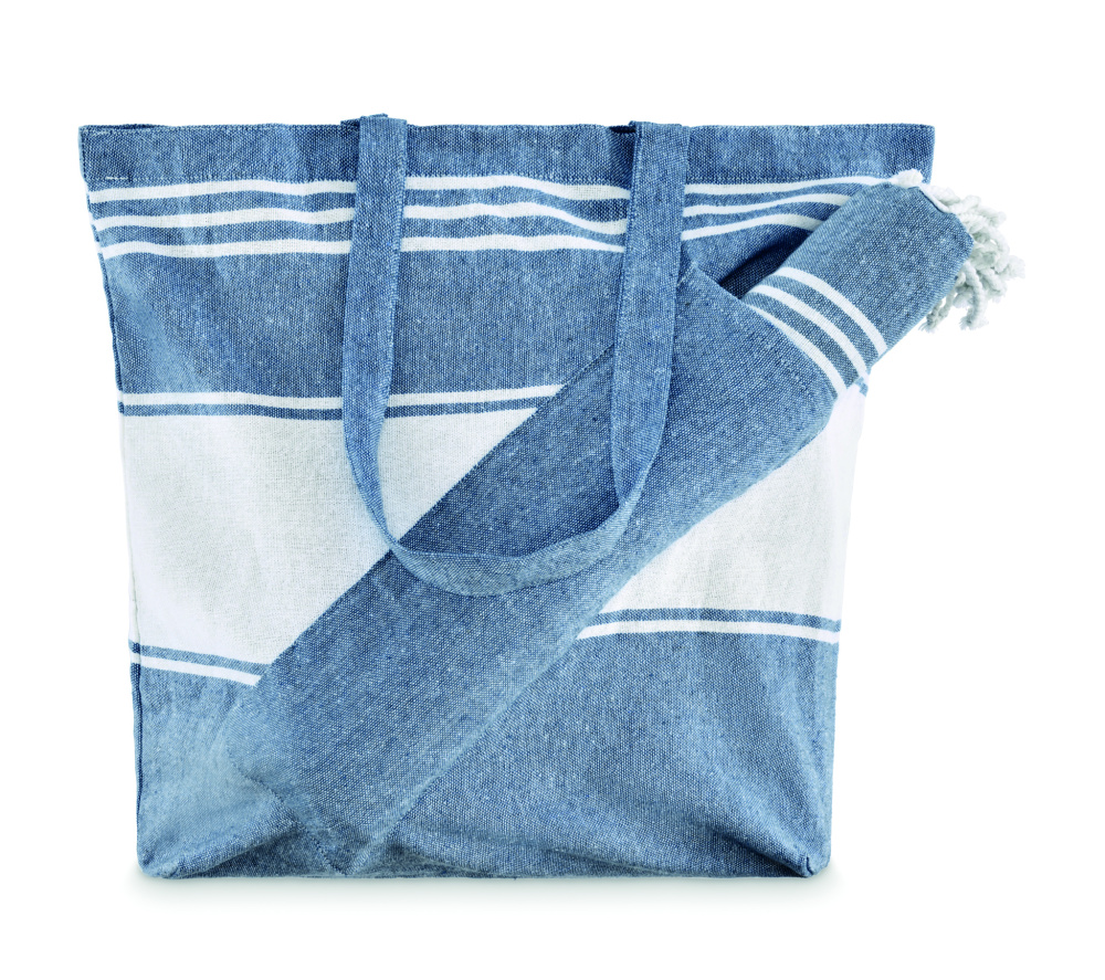 Logotrade corporate gift image of: Beach bag with hammam towel