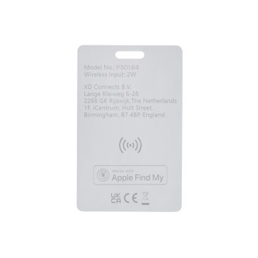 Logo trade business gift photo of: Findit Dual RCS rplastic ultra-thin finder card rechargeable