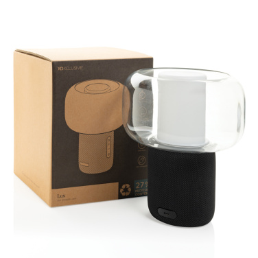 Logotrade promotional product image of: Lux RCS recycled plastic 10W speaker lamp