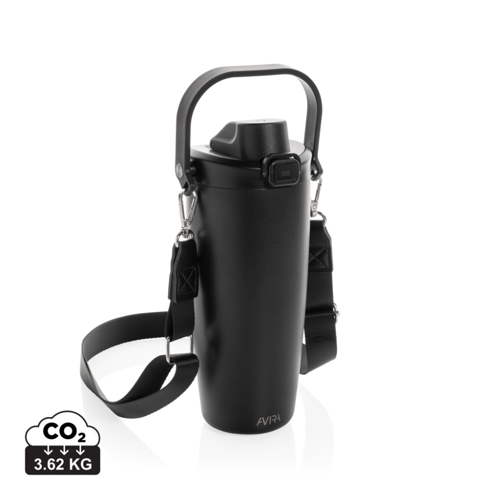 Logotrade promotional giveaway picture of: Avira Ayala RCS re-steel duosip lockable crossbody tumbler