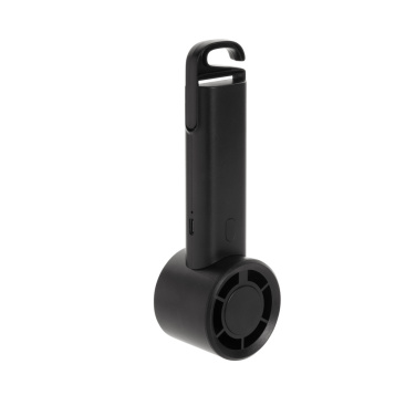 Logotrade promotional gift image of: Twist RCS recycled plastic re-chargeable portable fan