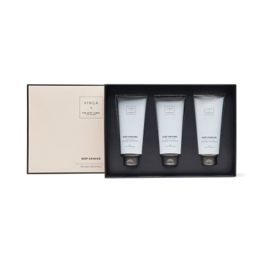 Logo trade promotional gifts image of: VINGA x TGL body care gift set