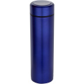 Taylor 450 ml double wall stainless steel flask with tea strainer, Blue