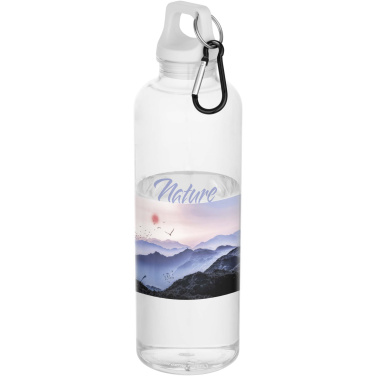 Logo trade promotional gifts picture of: Oregon 750 ml RCS recycled plastic water bottle with carabiner