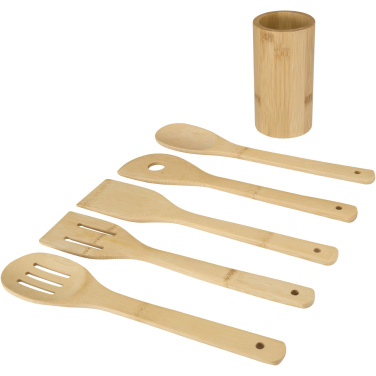 Logo trade corporate gifts image of: Tala bamboo kitchen tool set