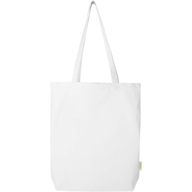Logotrade promotional gift image of: Odisha 180 g/m² OCS organic wide bottom tote bag 11L