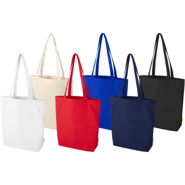 Logotrade promotional product image of: Odisha 180 g/m² OCS organic wide bottom tote bag 11L