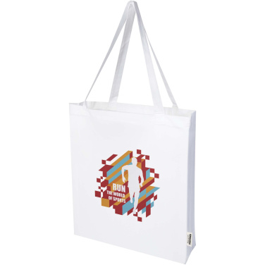 Logo trade promotional item photo of: Odisha 180 g/m² OCS organic full gusset tote bag 14L