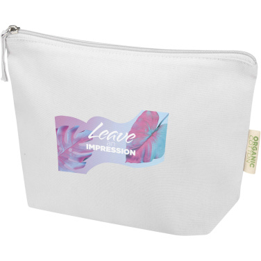 Logo trade promotional product photo of: Odisha 180 g/m² OCS organic toiletry bag 1L