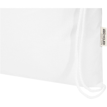 Logo trade promotional merchandise photo of: Peru Blend 180 g/m² GRS recycled drawstring bag 5L