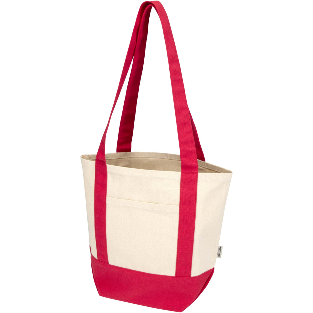 Logo trade advertising product photo of: Sam 320 g/m² GRS recycled mini cotton tote bag