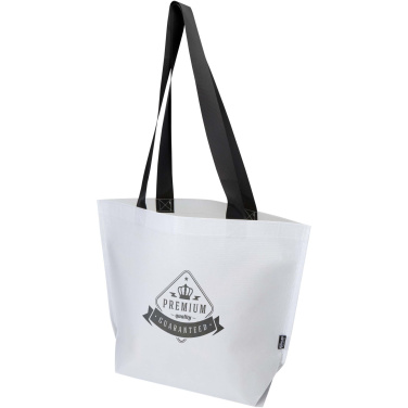 Logo trade promotional giveaways picture of: Duo GRS recycled double-laminated tote bag 18L