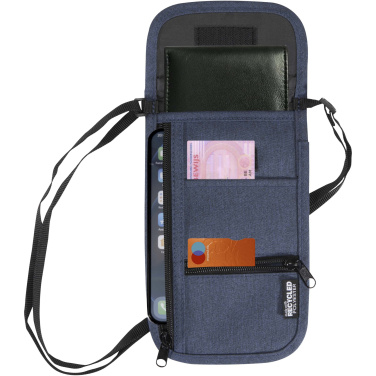 Logotrade business gift image of: Ross GRS recycled smart travel pouch