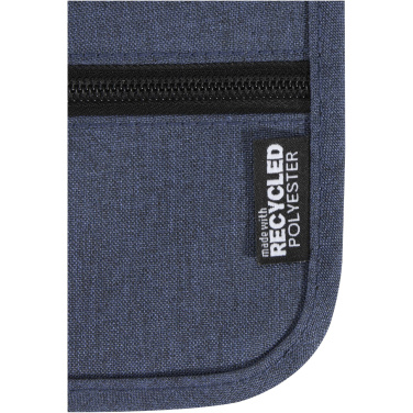 Logo trade promotional items image of: Ross GRS recycled smart travel pouch
