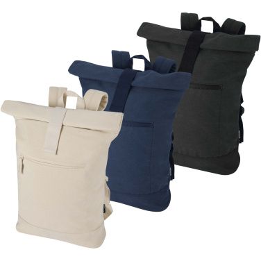 Logotrade corporate gifts photo of: Recanvas 14” GRS recycled rolltop backpack 16L