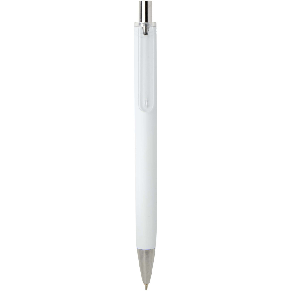 Logo trade promotional merchandise image of: Feld RCS recycled ballpoint pen with metallic finish (black ink)