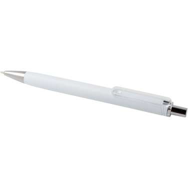Logo trade promotional items image of: Feld RCS recycled ballpoint pen with metallic finish (black ink)
