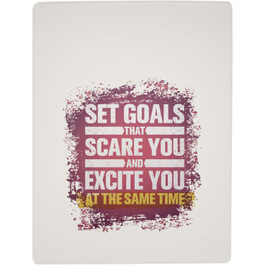 Logotrade promotional item picture of: Clast A4 clipboard with magnetic closure and RCS recycled ballpoint pen (black ink)