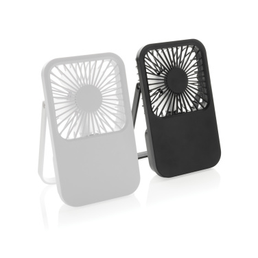 Logo trade advertising products image of: Aervina RCS recycled plastic re-chargeable desk fan
