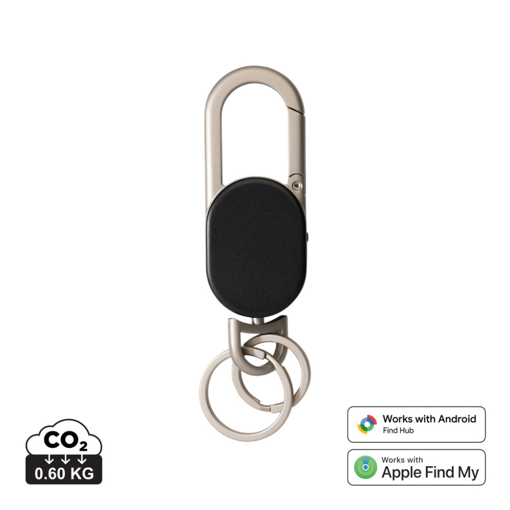 Logo trade promotional giveaways image of: Keyfinder Dual keychain with worldwide locating
