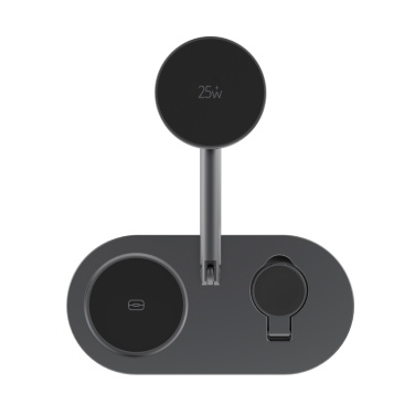 Logo trade promotional merchandise image of: Quantum RCS ultra-fast 25W Magnetic desk wireless Charger