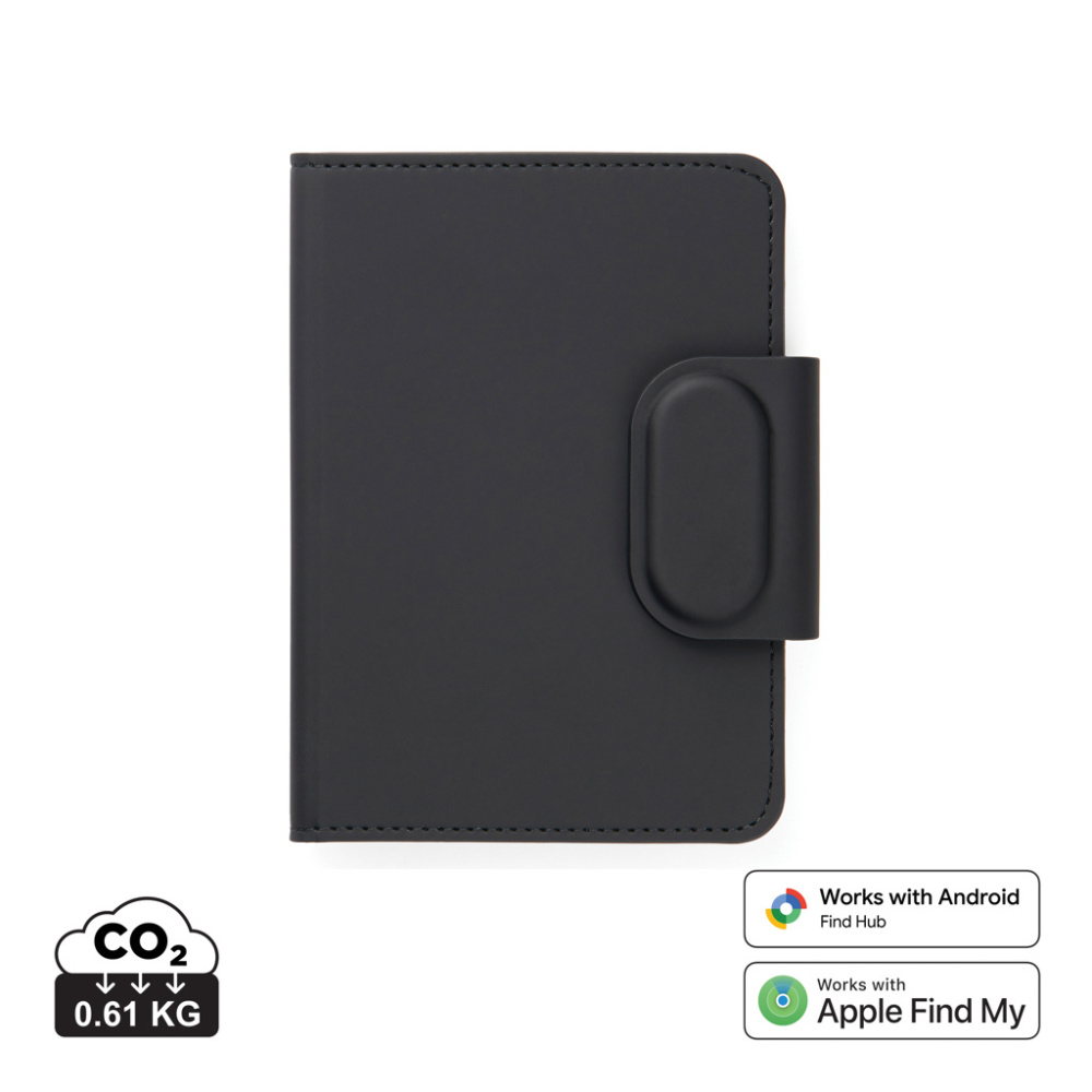 Logo trade promotional gifts picture of: VINGA Baltimore RCS Passport Cover With Finder Dual