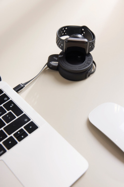 Logo trade business gift photo of: VINGA Baltimore RCS 2-in-1 Wireless 15W Travel Charger