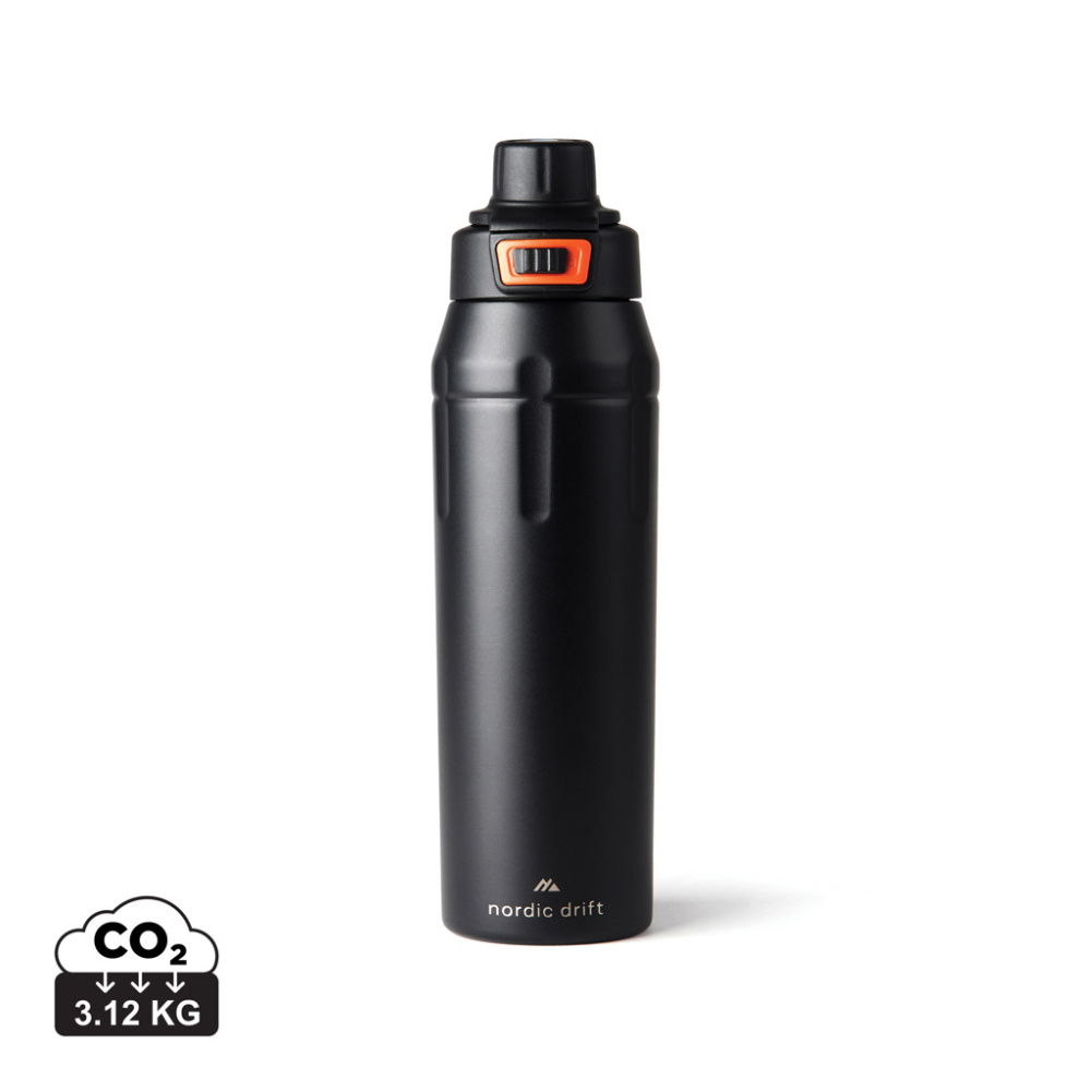Logo trade promotional merchandise image of: Nordic Drift Trail RCS Insulated Lockable Sports Bottle