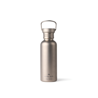 Logo trade advertising product photo of: Nordic Drift Trail Ultra Light Titanium 600ml Water Bottle