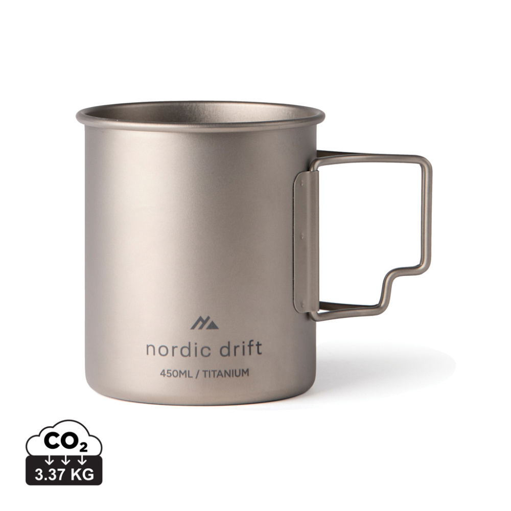 Logotrade corporate gifts photo of: Nordic Drift Trail Ultra Light Titanium 450ml Cup
